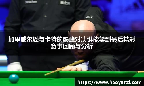 加里威尔逊与卡特的巅峰对决谁能笑到最后精彩赛事回顾与分析